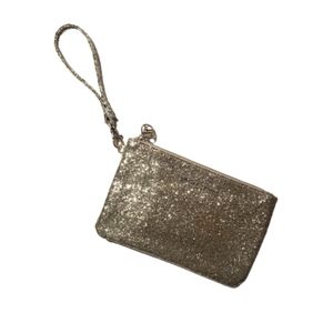 Adrienne Vittadini Gold Wallet and Phone RFID Charging Wristlet